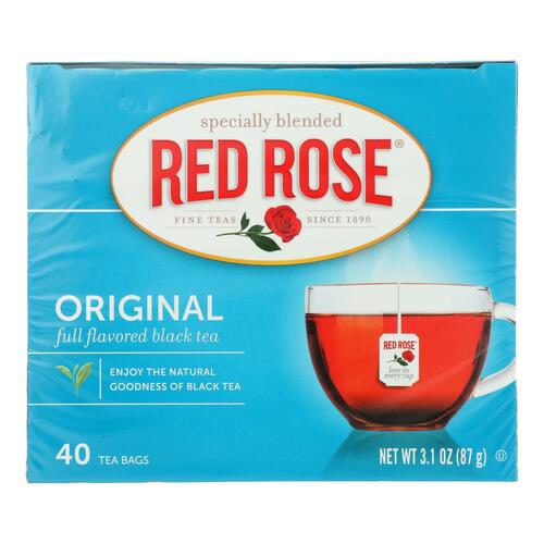 Red Rose Full Flavored Black Tea - Case Of 6 - 40 Ct - 020700003408