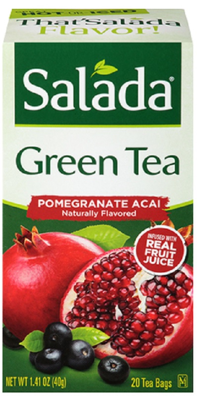 SALADA: Tea Green Pomegranate Berry, 20 bg - 0020700402867