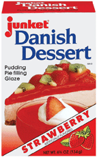 Danish Dessert, Pudding Pie Filling Glaze, Strawberry - 020700446038