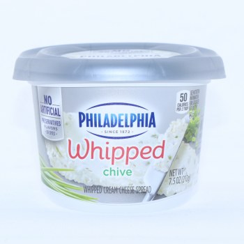 Whipped Cream Cheese Spread, Chive - 0021000619870