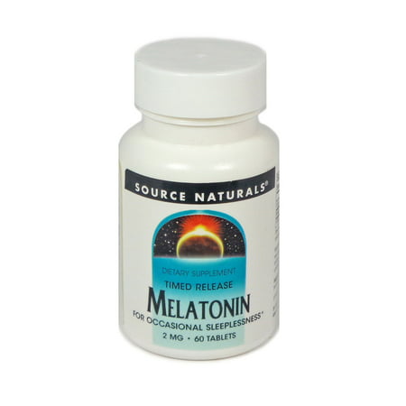 Source Naturals Sleep Science Melatonin 2 mg - 60 Timed Release Tablet - 021078000624