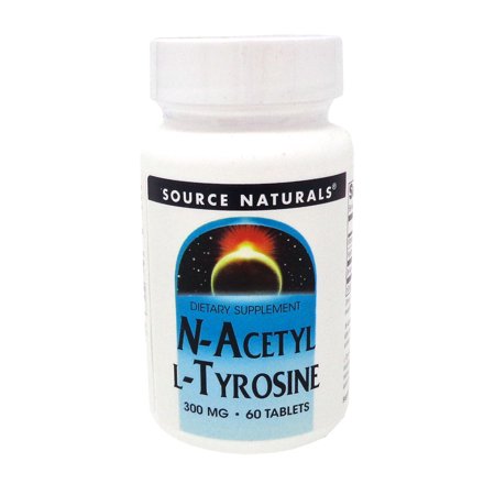 Source Naturals N Acetyl L Tyrosine 300 mg 60 tabs - 021078009313