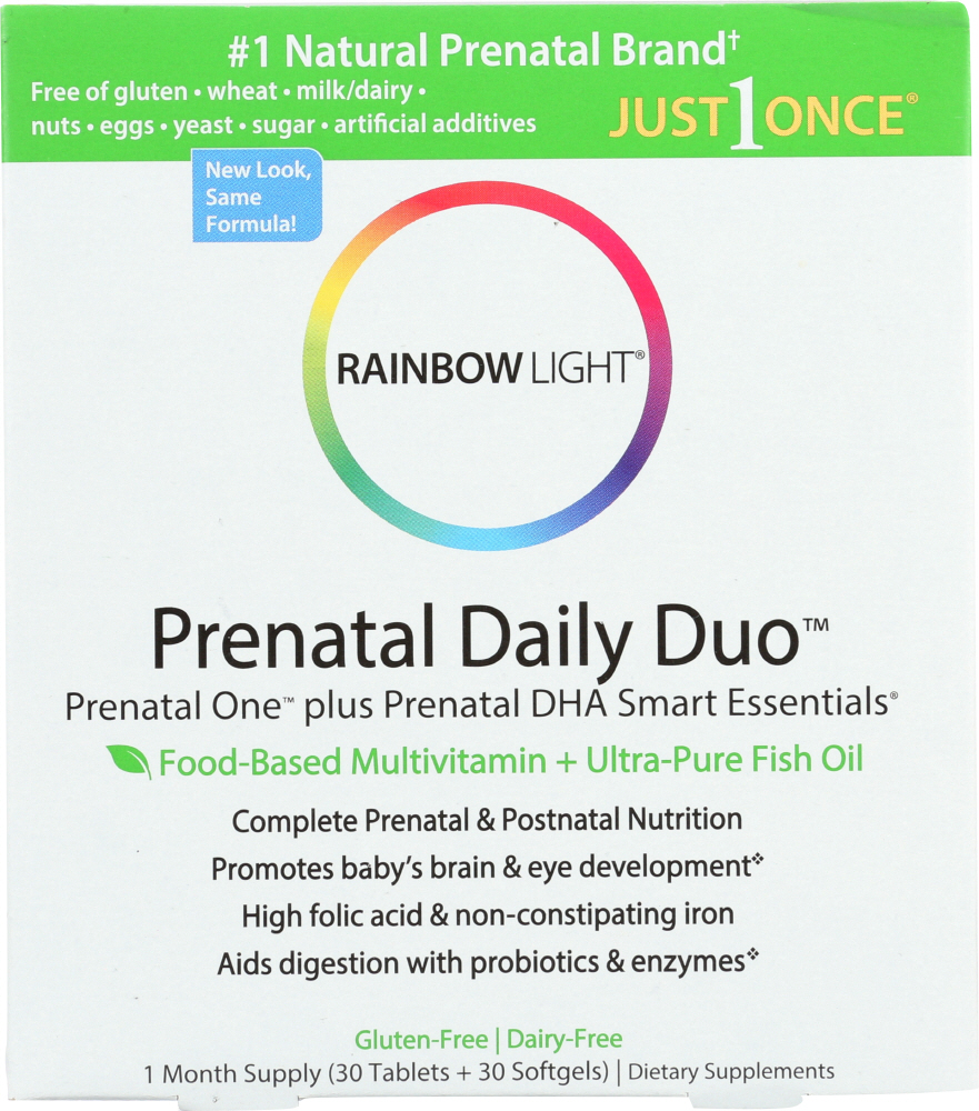 RAINBOW LIGHT: Rainbow Light Prenatal 1 DHA Combo, 30 pc - 0021888600069