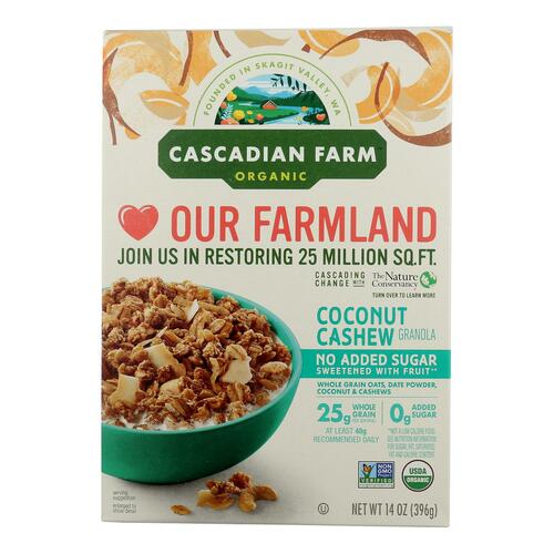 Cascadian Farm - Cerl Gran Coconut Cshw - Case Of 6 - 14 Oz - 021908115627