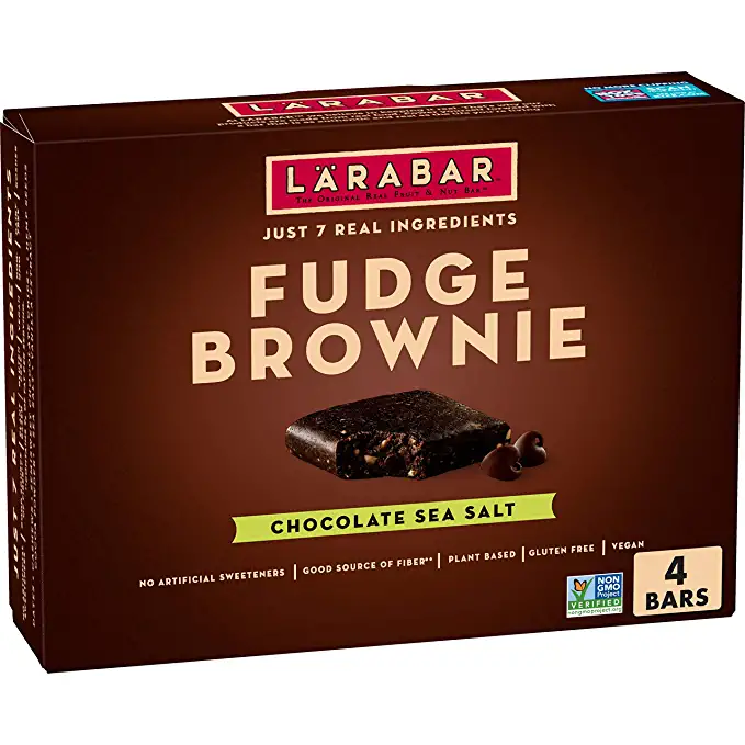 Larabar Chocolate Sea Salt Brownie With Hemp Seed, 1.6 oz, 4 ct - 021908119113