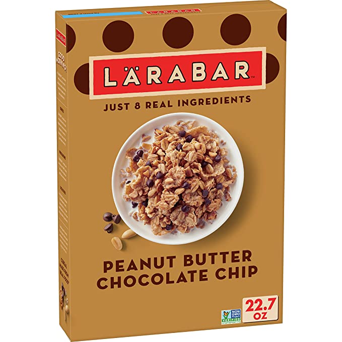  Larabar Breakfast Cereal, Peanut Butter Chocolate Chip, 22.7 oz - 021908121567