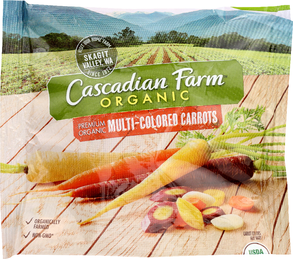 Premium Organic Multi-Colored Carrots - 021908465272