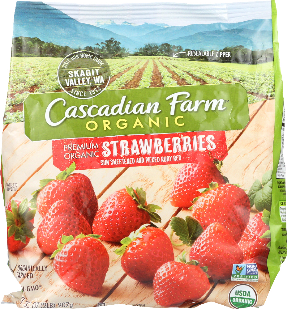 Cascadian Farm Organic Strawberries - 00021908466118
