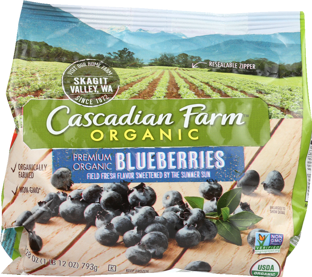 Cascadian Farm Organic Blueberries - 00021908466125