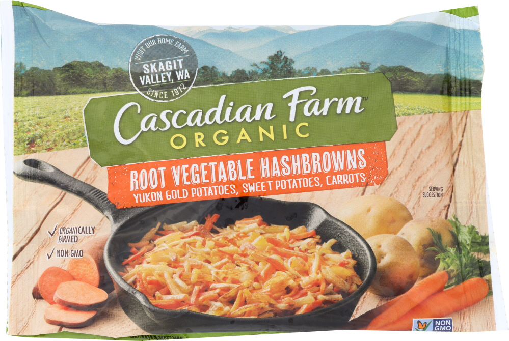 CASCADIAN FARM: Organic Root Vegetable Hashbrowns, 12 oz - 0021908492766