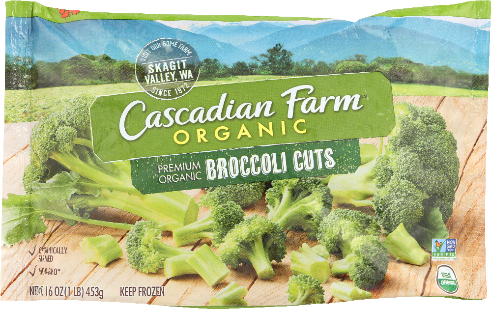 Cascadian Farm Premium Organic Broccoli Cuts - 00021908501352