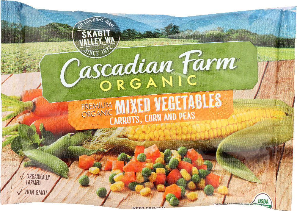 Premium Organic Carrots, Corn And Peas Mixed Vegetables - 021908501413