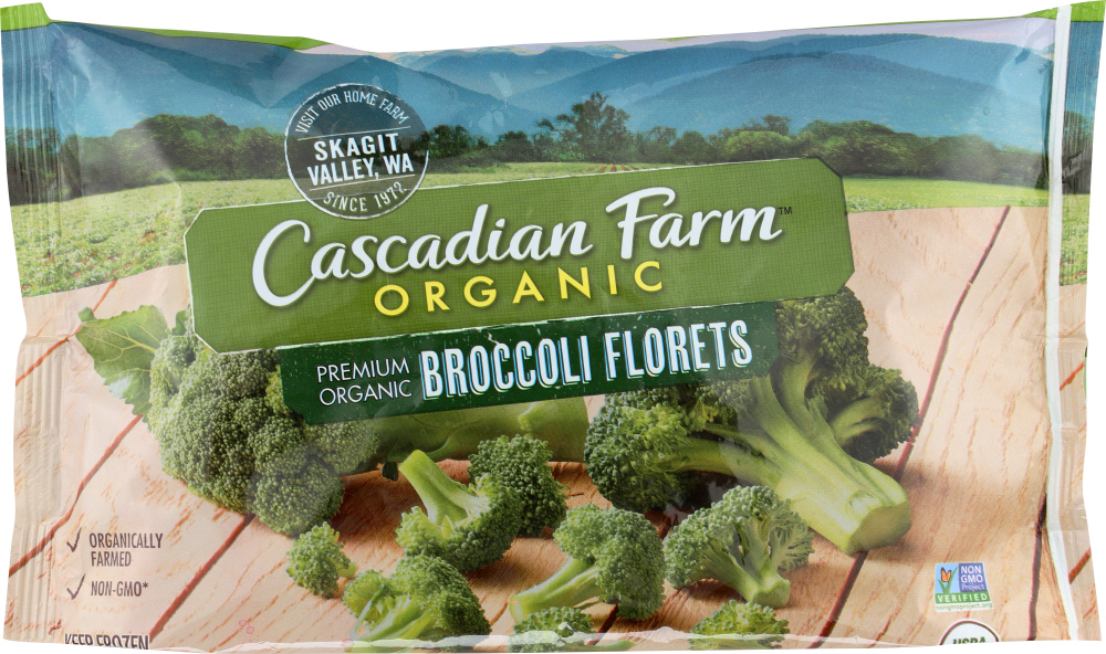 Cascadian Farm Premium Organic Broccoli Florets - 00021908503356