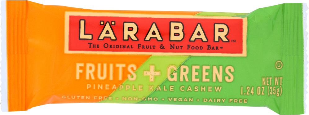 Larabar Pineapple Kale Cashew Fruits And Greens Bar - 00021908514864