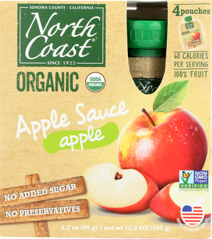 North Coast - Applesauce Pouch - Case Of 6 - 4-3.2 Oz - 022014031023