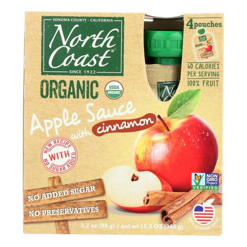 North Coast - Apple Sauce Cinnamon - Case Of 6 - 4/3.2 Oz - 022014033027