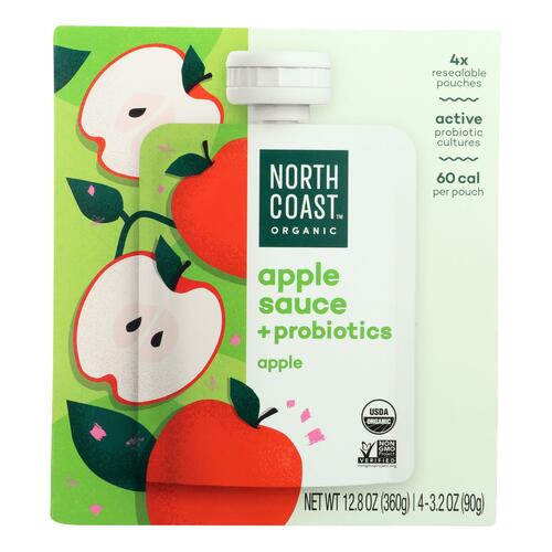 NORTH COAST: Organic Apple Sauce Pouches, 12.8 oz - 0022014041022
