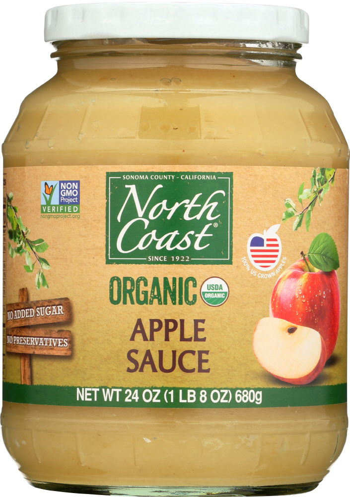NORTH COAST: Organic Applesauce, 24 oz - 0022014240623