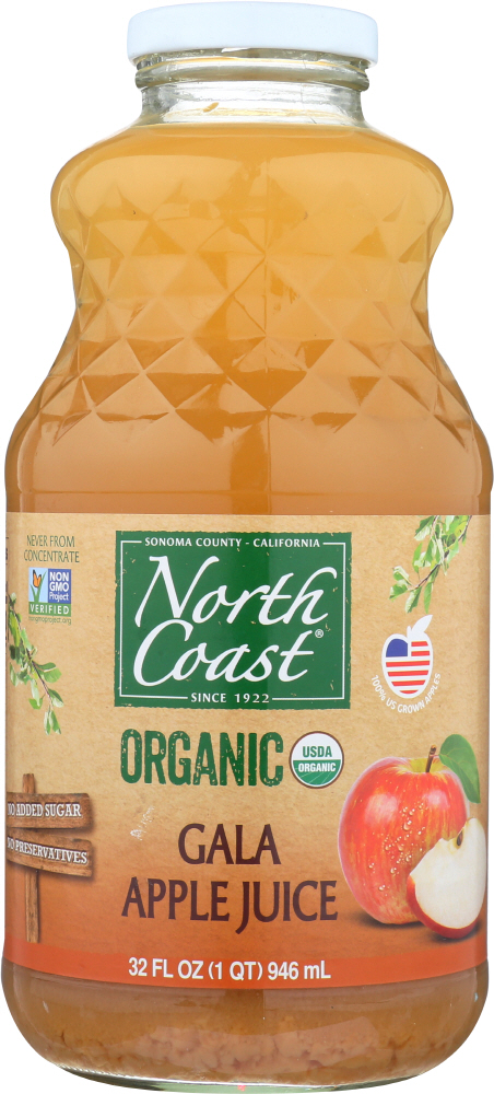 NORTH COAST: Juice Gala Apple Organic, 32 oz - 0022014320806