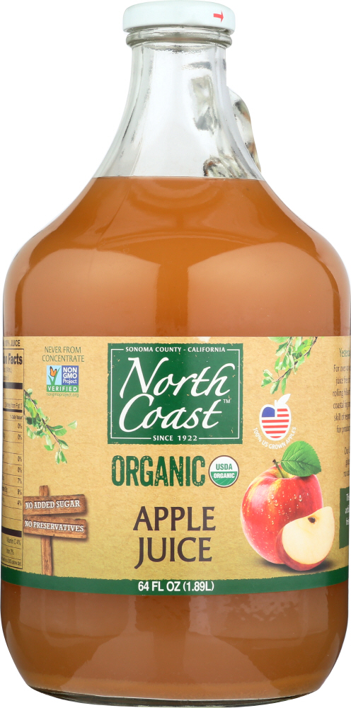 NORTH COAST: Juice Apple Organic, 64 oz - 0022014640508