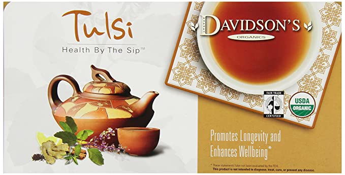  Davidson's Tea Single Serve Tulsi Pure Leaves, 100-Count Tea Bags  - 022045011087