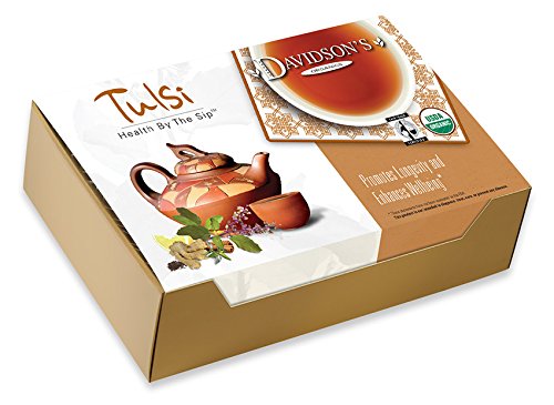  Davidson's Tea Single Serve Tulsi Rooibos Chai, 100-Count Tea Bags  - 022045011094