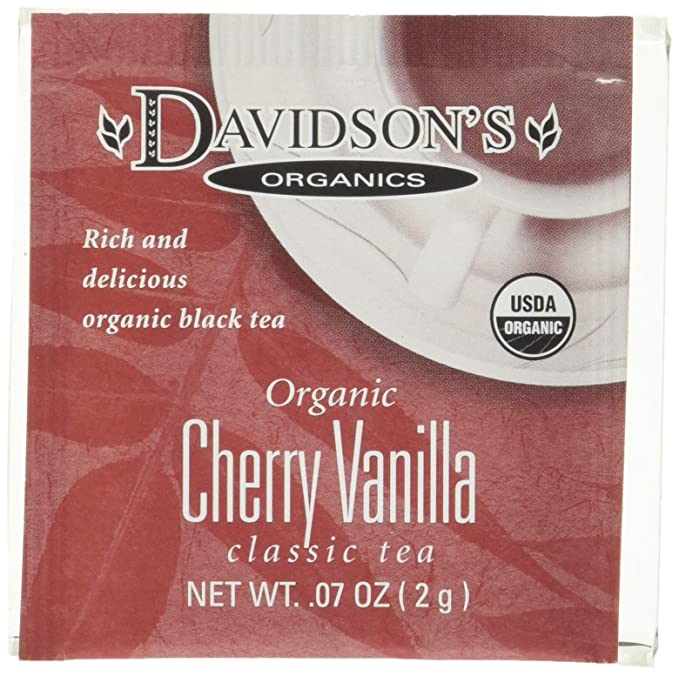Davidson's Original Classic Assorted Decaf & Caffeine Free Herbal Tea Blends 100 Individually Wrapped Single Serve Teabags - 022045011582