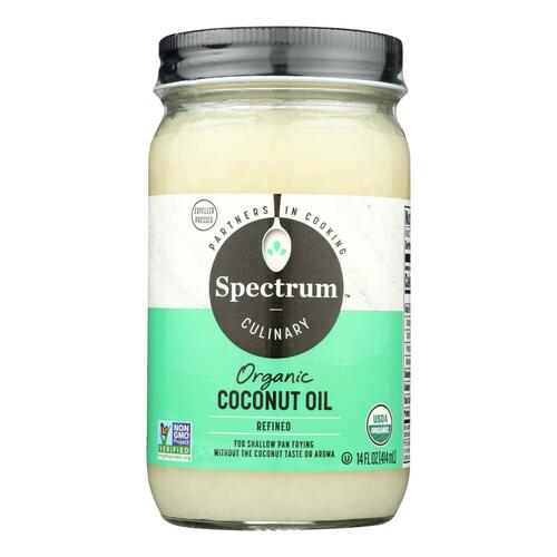 Spectrum Naturals Organic Refined Coconut Oil - Case Of 12 - 14 Fl Oz. - 0022506002005