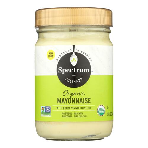 Spectrum Naturals Organic Olive Oil Mayonnaise - Case Of 12 - 12 Oz. - 022506003873