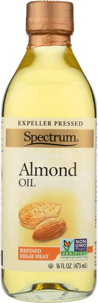 SPECTRUM NATURALS: Refined Almond Oil, 16 oz - 0022506130104