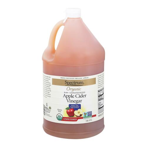 Spectrum Naturals Organic Unfiltered Apple Cider Vinegar - Case Of 4 - 1 Gal - 022506270282
