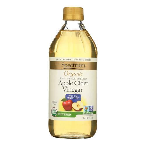 SPECTRUM NATURALS: Vinegar Apple Cider Filtered, 16 oz - 0022506280168