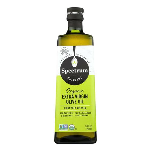 SPECTRUM NATURALS: Organic Extra Virgin Olive Oil, 25.4 oz - 0022506421752