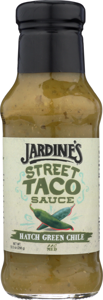 JARDINES: Sauce Taco Street Green Hatch Chile, 10.5 fo - 0022531503034