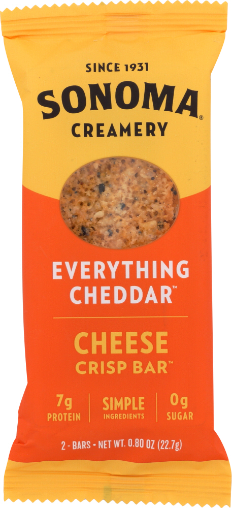 Everything Cheddar Cheese Crisp Bar - 023278200101