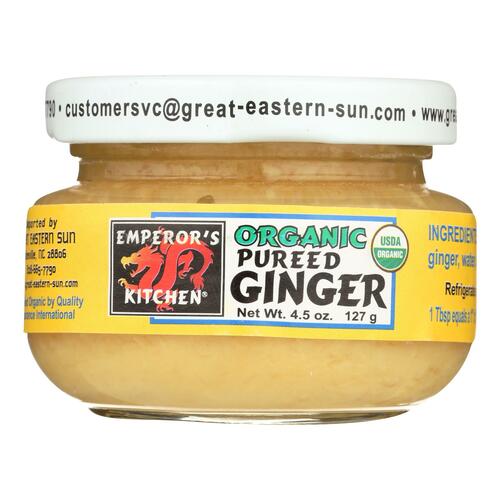 Emperor's Kitchen Organic Pureed Ginger - Case Of 12 - 4.5 Oz. - 023547310319