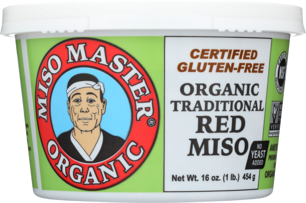 MISO MASTER: Organic Traditional Red Miso, 16 Oz - 0023547400119
