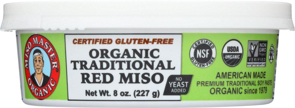 MISO MASTER: Premium Red Miso Organic, 8 oz - 0023547400539