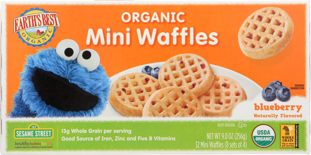 Organic Mini Waffles - 023923206014
