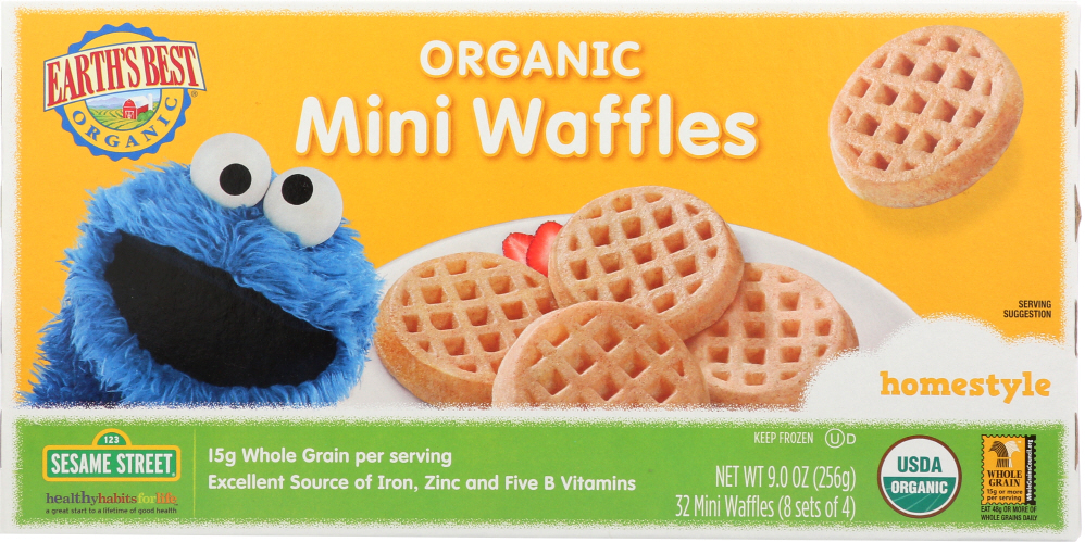 Organic Mini Waffles - la