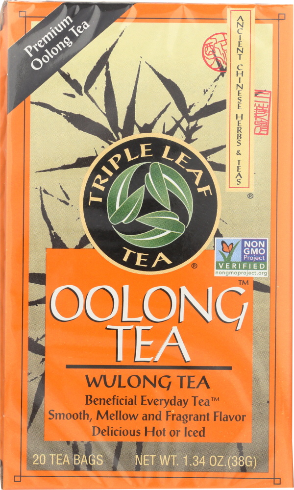 TRIPLE LEAF TEA: Oolong Tea, 20 Tea Bags - 0023991000200