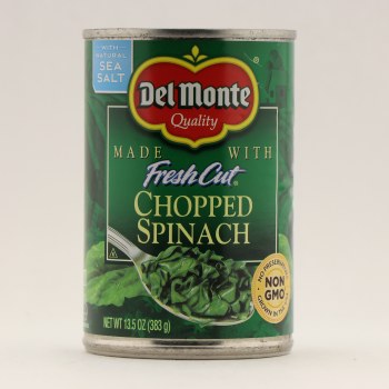 Del monte, chopped spinach - 0024000163169