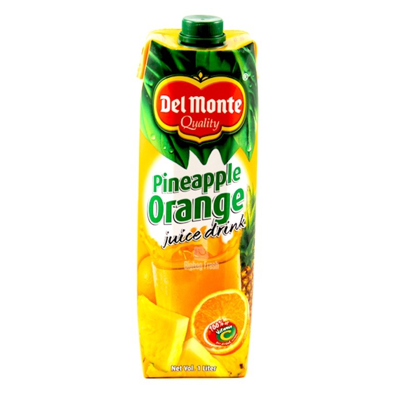DEL MONTE: Pineapple Orange Juice Drink, 33.3 oz - 0024000222477
