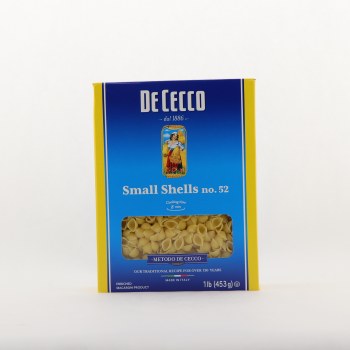 De cecco, small shells no.52, enriched macaroni product - 0024094070527