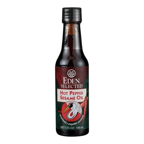 Eden Selected Hot Pepper Sesame Oil - Case Of 12 - 5 Fz - 024182000245