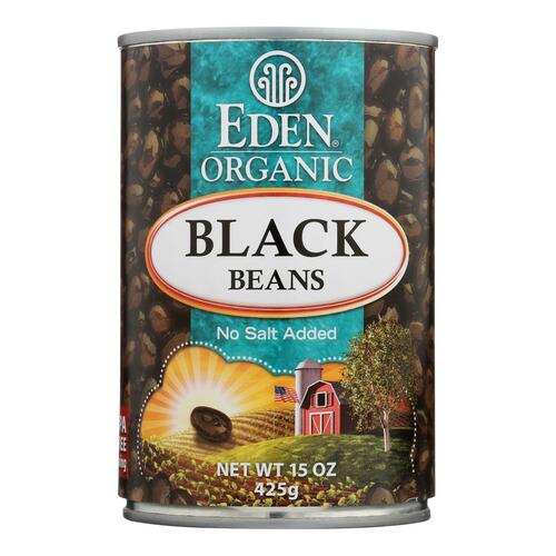 Eden Organic Black Beans - Case Of 6 - 15 Oz - organic