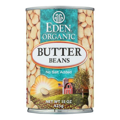 Eden Foods Butter Beans Organic - Case Of 12 - 15 Oz. - organic