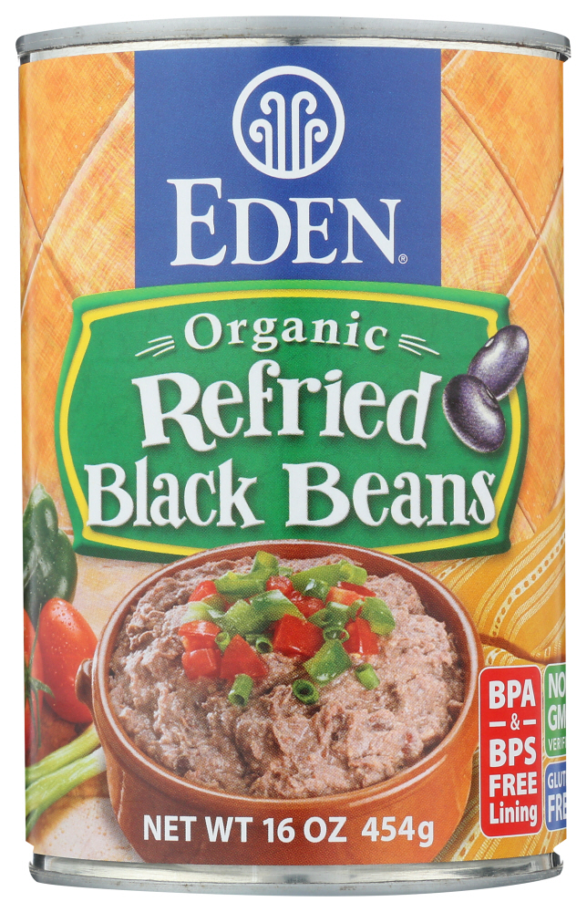Organic Refried Black Beans - organic