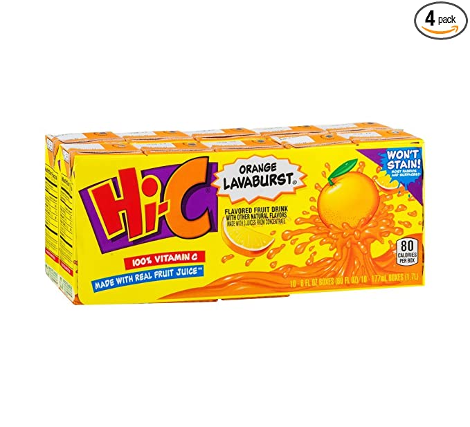  Hi-C Fruit Drink 10 PK (Pack of 4)  - 025000013058
