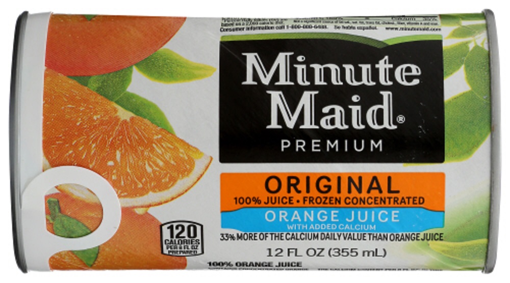 Minute Maid, Calcium Enriched Frozen Concentrated Orange Juice, Original, Original - minute